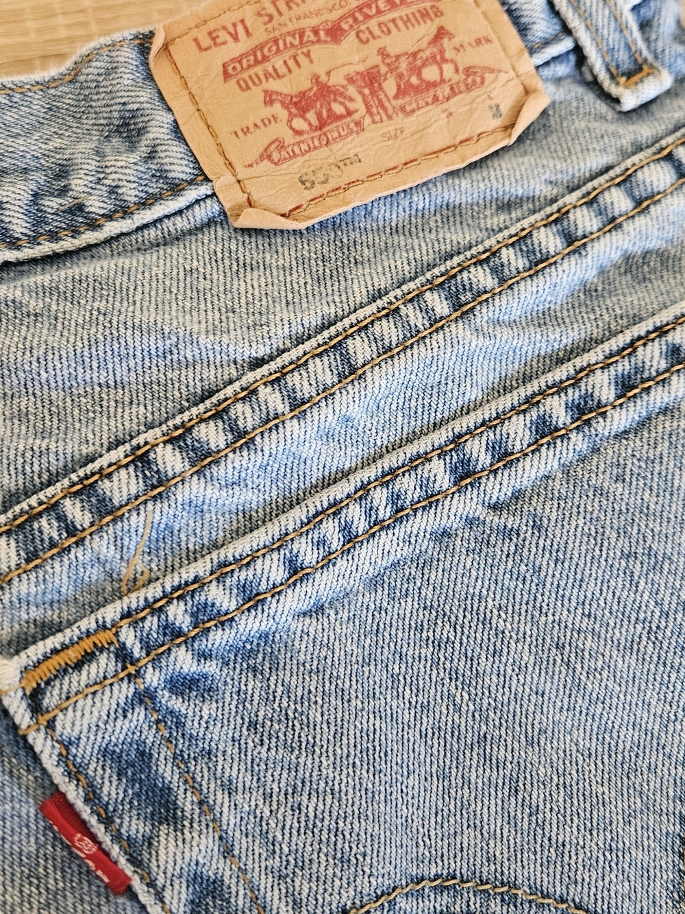 Womens Vintage 2004 Y2K Levi's 550 Jeans - 14 Miss - Picture 2 of 5